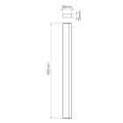 Astro design lámpa Sparta 900 LED LED IP44 króm mag 90cm