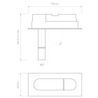 Astro design lámpa Digit LED II LED IP20 bronz mag 80cm