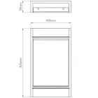 Astro Rio 1325010 Plaster Wall Lamp White Plaster