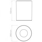  Astro Kos 1326023 Bathroom Ceiling Lamp