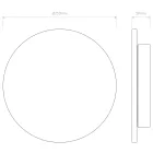 Astro design lámpa Eclipse Round 250 LED 2700K LED IP20 vakolat Ø25cm