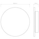 Astro design lámpa Eclipse Round 250 LED 3000K LED IP20 vakolat Ø25cm