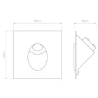 Astro design lámpa Leros Trimless LED LED IP20 matt fehér mag 90cm