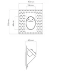 Astro design lámpa Leros Trimless LED LED IP20 matt fehér mag 90cm