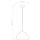 Astro design lámpa Ginestra 300 IP20 matt fekete Ø30cm mag 205.5cm