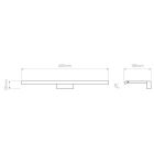 Astro design lámpa Mondrian 600 LED LED IP20 bronz mag 55cm