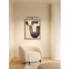 Astro design lámpa Mondrian 600 Frame Mounted LED LED IP20 matt fekete mag 26.5cm kábel 1m