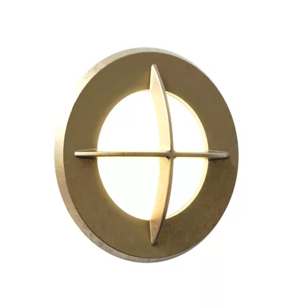 Astro design lámpa Arran Round LED LED IP65 réz Ø115cm