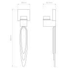 Astro design lámpa Gaudi IP20 bronz mag 40.6cm