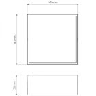  Astro Kea 1391005 Outdoor Ceiling Led Lamp White Metal