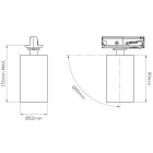  Astro Track Lighting 1396002 Ceiling Lamp