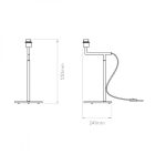 Astro Telegraph 1404006 Night Table Lamp Bronze Metal