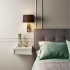 Astro design lámpa Side by Side IP20 matt fekete mag 180cm