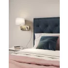 Astro design lámpa Side by Side Grande USB IP20 matt nikkel mag 20.7cm