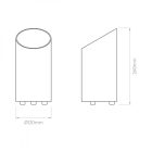 Astro design lámpa Cut IP20 bronz Ø120cm mag 26cm