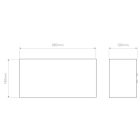 Astro design lámpa Velo 280 IP20 vakolat mag 140cm