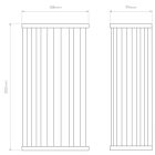 Astro design lámpa Avignon Square 300 IP20 bronz mag 30cm