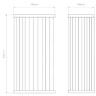 Astro design lámpa Avignon Square 300 IP20 réz mag 30cm