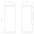 Astro design lámpa Ava 200 Coastal IP44 csiszolt rozsdamentes acél mag 200cm