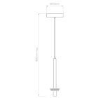 Astro függeszték Tacoma Pendant IP44 réz Ø125cm mag 185cm