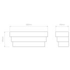 Astro design lámpa Amas 320 IP20 kerámiai mag 125cm