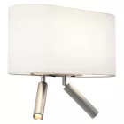 Astro design lámpa Venn Reader Twin IP20 matt nikkel mag 26cm