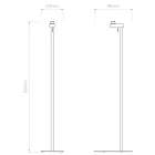 Astro állólámpa Venn Floor IP20 bronz mag 131.6cm kábel 3m