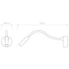 Astro design lámpa Lucca Surface Unswitched IP20 matt fekete Ø85cm