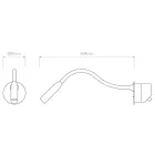 Astro design lámpa Lucca Recessed IP20 matt nikkel Ø85cm