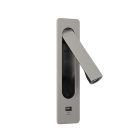 Astro design lámpa Keta USB IP20 matt nikkel mag 25.6cm