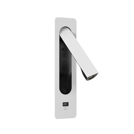 Astro design lámpa Keta USB IP20 matt fehér mag 25.6cm