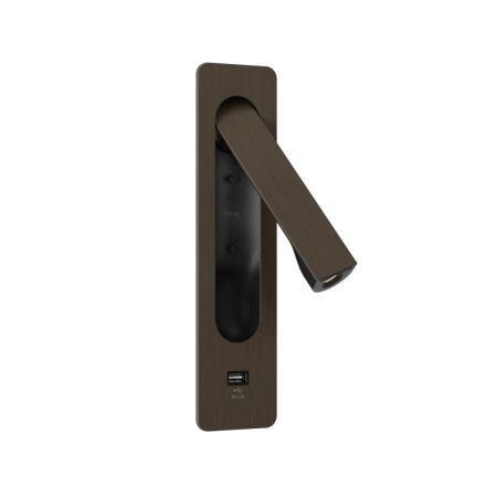 Astro design lámpa Keta USB IP20 bronz mag 25.6cm