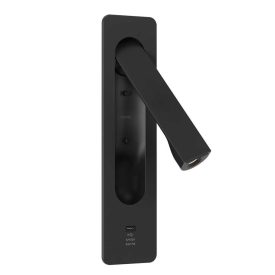 Astro design lámpa Keta USB C IP20 matt fekete mag 25.6cm