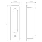 Astro design lámpa Keta USB C IP20 arany mag 25.6cm