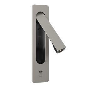 Astro design lámpa Keta USB C IP20 matt nikkel mag 25.6cm