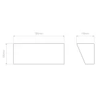 Astro design lámpa Parallel IP20 kerámiai mag 130cm