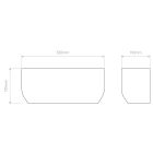 Astro design lámpa Blend IP20 vakolat mag 135cm