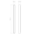 Astro design lámpa Atticus 900 3000K IP44 króm mag 50cm