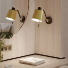 Astro fali lámpa Edward Wall Switched IP20 matt fekete mag 27.6cm