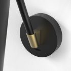 Astro fali lámpa Edward Wall Switched IP20 matt fekete mag 27.6cm