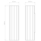 Astro design lámpa Hashira 300 IP20 matt fekete mag 30cm