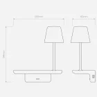 Astro design lámpa Ito IP20 matt fekete mag 34.4cm