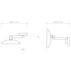 Astro design lámpa Nagoya IP44 króm mag 25cm