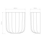 Astro design lámpa Veo IP20 matt nikkel mag 21.7cm