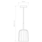 Astro függeszték Veo Pendant 180 IP20 bronz Ø163cm mag 31.6cm