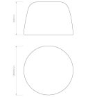 Astro design lámpa Taiko 300 IP20 matt fekete Ø30cm mag 200cm