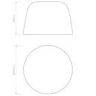 Astro design lámpa Taiko 300 IP20 matt fehér Ø30cm mag 200cm