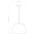 Astro függeszték Taiko Pendant IP20 matt fehér Ø30cm mag 22.4cm