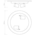 Astro design lámpa Ceiling Base 290 IP20 matt fehér Ø29cm mag 82cm