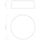 Astro design lámpa Fife 430 IP20 szövet Ø43cm mag 145cm